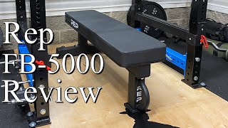 Rep Fitness FB5000 Competition Flat Bench Review [upl. by Kahcztiy]